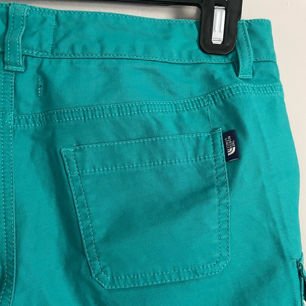 The North Face Teal Cargo Shorts - Picture 4 of 7